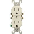 Leviton 15 Amp Tamper-Resistant Duplex Outlet, White, 10PK M22-T5320-WMP